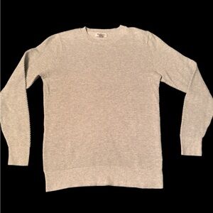 Men's Goodfelllow & Co Elegant Light Gray waffle knit Crewneck Sweater